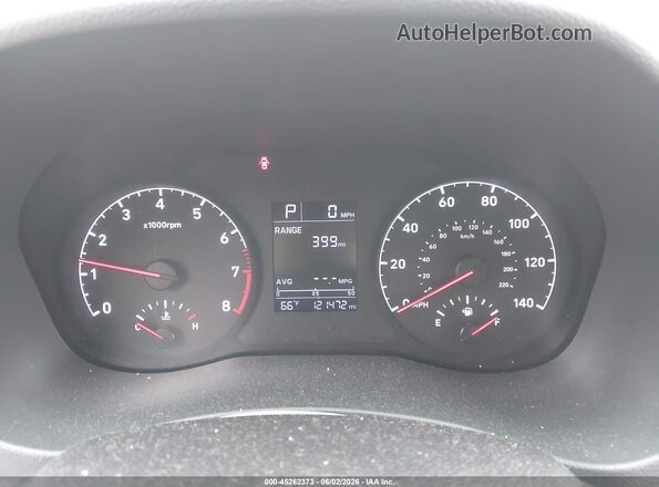 3KPC24A30KE042203 2019 HYUNDAI ACCENT Белый Вид задних сидений