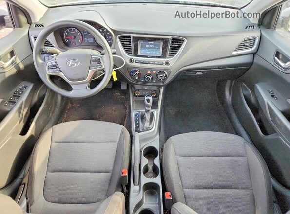 3KPC24A30KE044534 2019 HYUNDAI ACCENT Silver Dashboard view