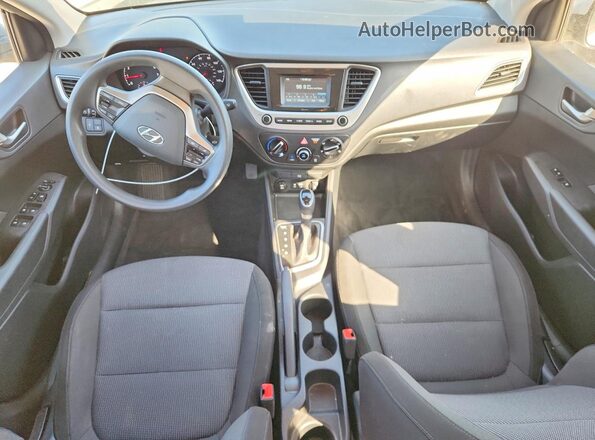 3KPC24A31KE065361 2019 HYUNDAI ACCENT Silver Առջևի վահանակի տեսք