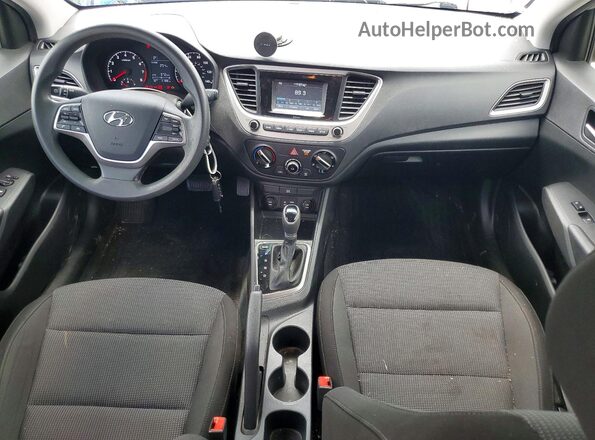 3KPC24A32KE064591 2019 HYUNDAI ACCENT Silver Առջևի վահանակի տեսք