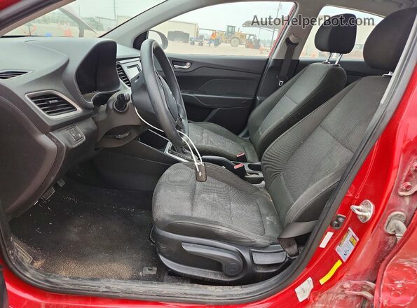 3KPC24A32KE065031 2019 HYUNDAI ACCENT Красный Вид салона спереди
