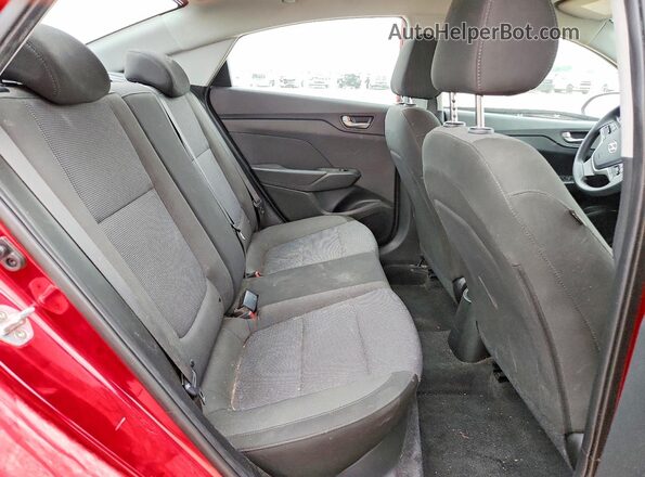 3KPC24A32KE065031 2019 HYUNDAI ACCENT Красный Вид задних сидений