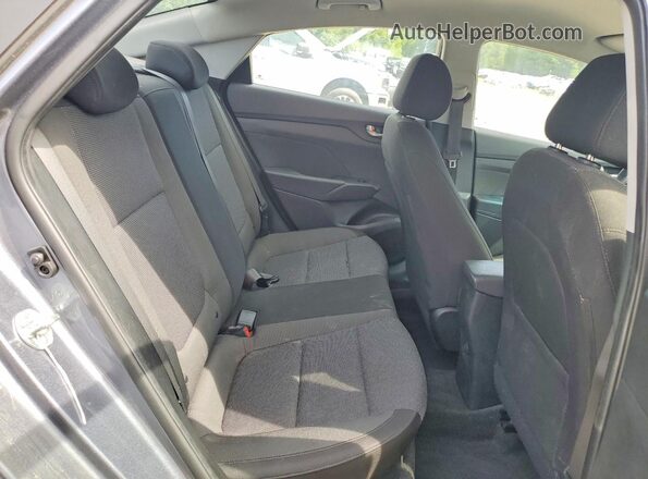 3KPC24A32KE071105 2019 HYUNDAI ACCENT Gray Rear seats view