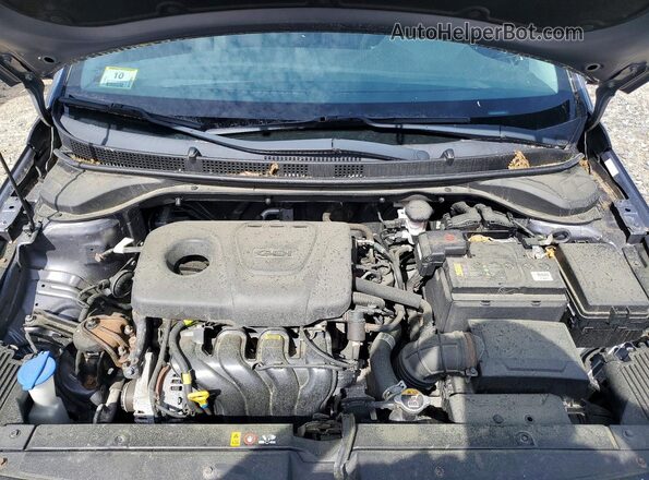 3KPC24A32KE071105 2019 HYUNDAI ACCENT Gray Rear interior view