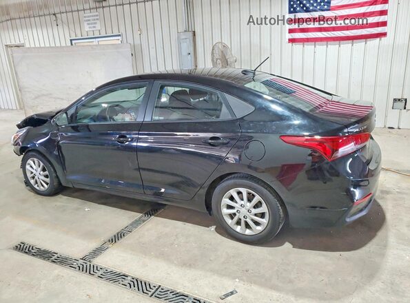 3KPC24A33JE017973 2018 HYUNDAI ACCENT Black Trasero izquierdo