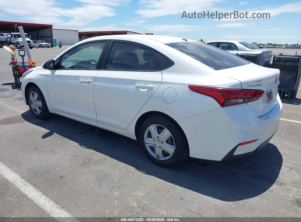 3KPC24A33JE032859 2018 HYUNDAI ACCENT White Tył lewy