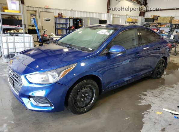 3KPC24A33JE034028 2018 HYUNDAI ACCENT Blue 