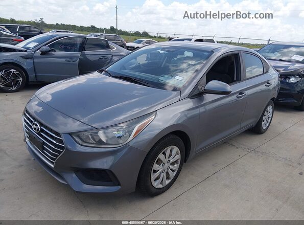 3KPC24A33KE058038 2019 HYUNDAI ACCENT Gray Vista tres cuartos delantera izquierda