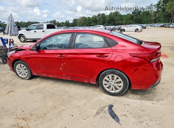 3KPC24A34JE004861 2018 HYUNDAI ACCENT Red Հետևի ձախ