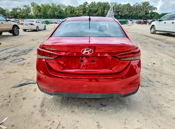 3KPC24A34JE004861 2018 HYUNDAI ACCENT Red Հետևի տեսք