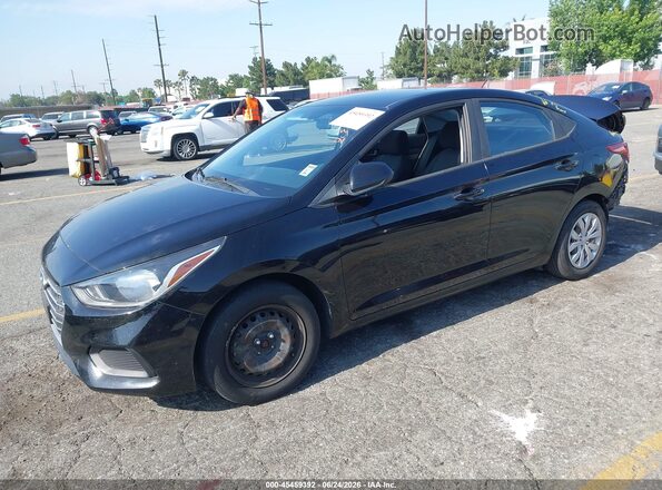 3KPC24A34KE042379 2019 HYUNDAI ACCENT Black Vista tres cuartos delantera izquierda