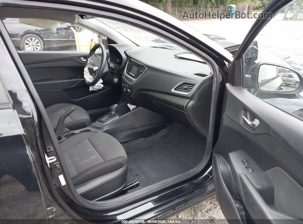 3KPC24A34KE055357 2019 HYUNDAI ACCENT Black წინა სალონის ხედი