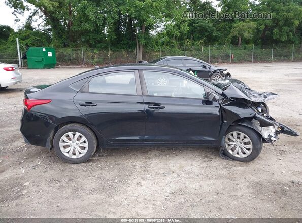 3KPC24A34KE055357 2019 HYUNDAI ACCENT Black უკანა სალონის ხედი