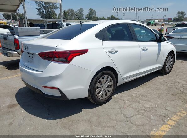 3KPC24A35JE018641 2018 HYUNDAI ACCENT White უკანა მარჯვენა