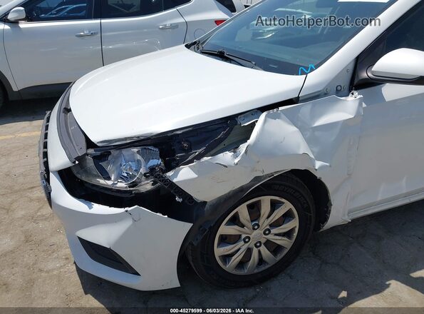 3KPC24A35JE018641 2018 HYUNDAI ACCENT White წინა ხედი