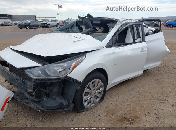 3KPC24A35KE045002 2019 HYUNDAI ACCENT Белый Передняя левая четверть