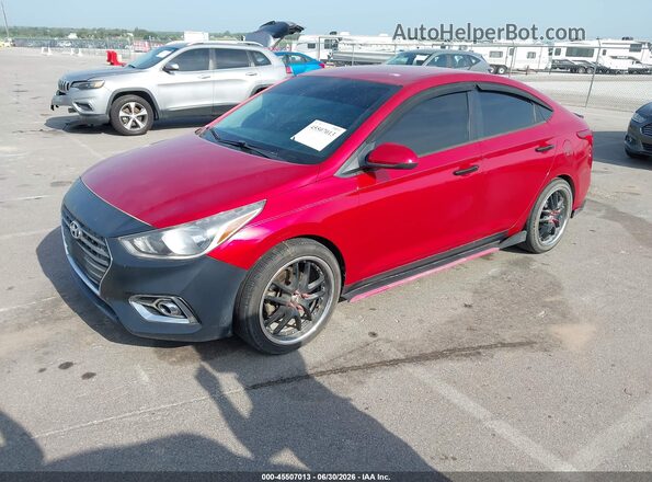 3KPC24A35KE068666 2019 HYUNDAI ACCENT Красный Передняя левая четверть