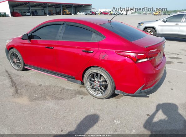 3KPC24A35KE068666 2019 HYUNDAI ACCENT Красный Задняя левая четверть