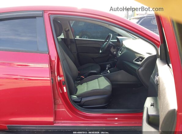 3KPC24A35KE068666 2019 HYUNDAI ACCENT Красный Вид салона спереди
