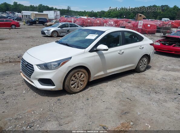 3KPC24A35KE086326 2019 HYUNDAI ACCENT White Передня ліва чверть