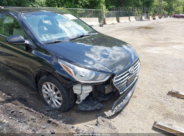 3KPC24A36JE010239 2018 HYUNDAI ACCENT Black Դիմացի տեսք