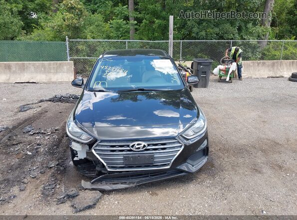 3KPC24A36JE010239 2018 HYUNDAI ACCENT Black Սարքավորումների վահանակի տեսք