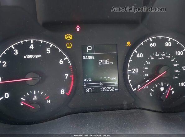 3KPC24A36JE031110 2018 HYUNDAI ACCENT Gray Vista de los asientos traseros