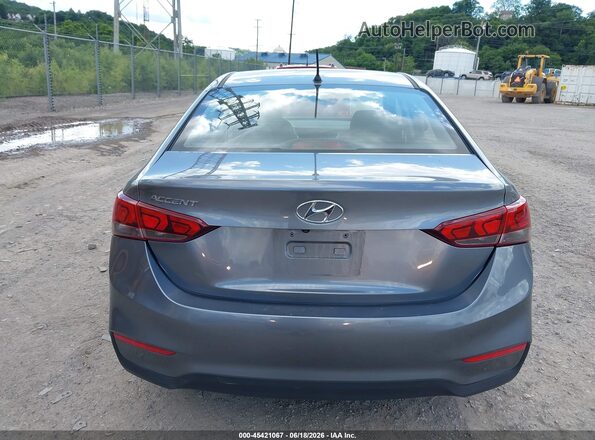 3KPC24A36JE031110 2018 HYUNDAI ACCENT Gray Vista del cuadro de instrumentos
