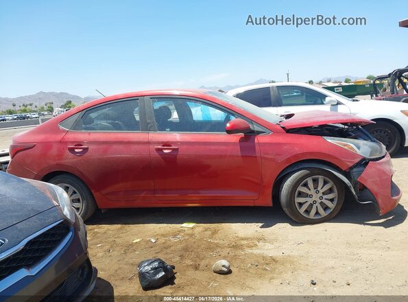 3KPC24A36KE046840 2019 HYUNDAI ACCENT Темно-бордовый Вид задней части салона