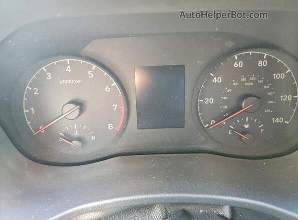 3KPC24A36KE076274 2019 HYUNDAI ACCENT Белый Вид щитка приборов