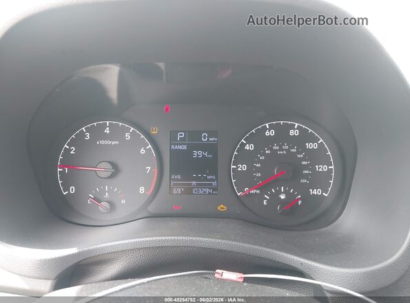 3KPC24A36KE081877 2019 HYUNDAI ACCENT Silver Widok tylnych siedzeń
