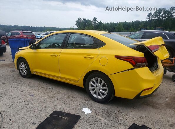 3KPC24A37JE027132 2018 HYUNDAI ACCENT Yellow Trasero izquierdo