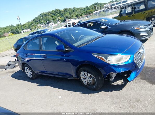 3KPC24A37KE044918 2019 HYUNDAI ACCENT Blue Widok z przodu