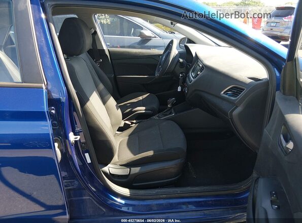 3KPC24A37KE044918 2019 HYUNDAI ACCENT Blue Widok wnętrza z przodu