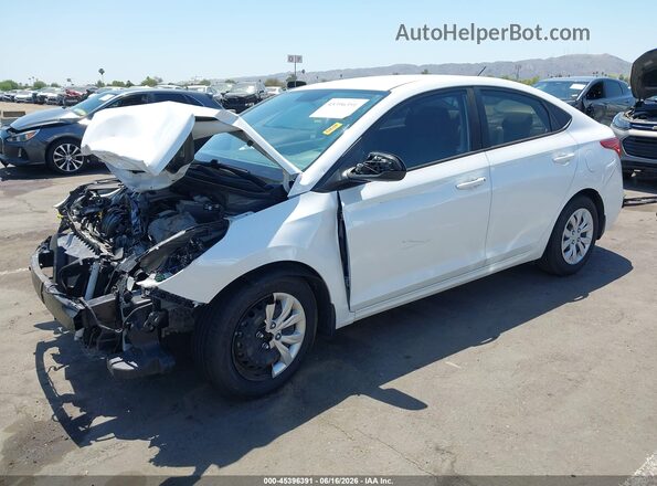 3KPC24A37KE074274 2019 HYUNDAI ACCENT White Vista tres cuartos delantera izquierda