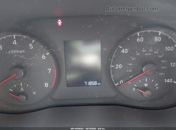 3KPC24A37KE074274 2019 HYUNDAI ACCENT White Vista de los asientos traseros