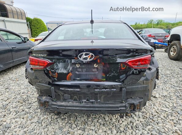 3KPC24A38KE046905 2019 HYUNDAI ACCENT Black Вид ззаду
