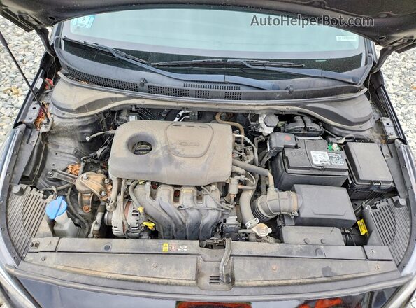 3KPC24A38KE046905 2019 HYUNDAI ACCENT Black Вид задньої частини салону