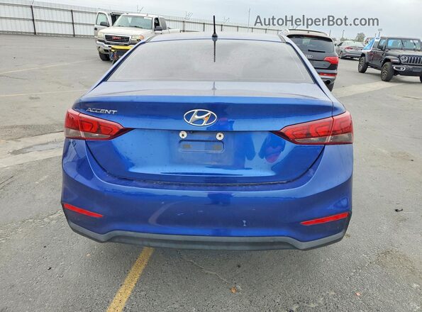 3KPC24A38KE079788 2019 HYUNDAI ACCENT Blue Вид ззаду