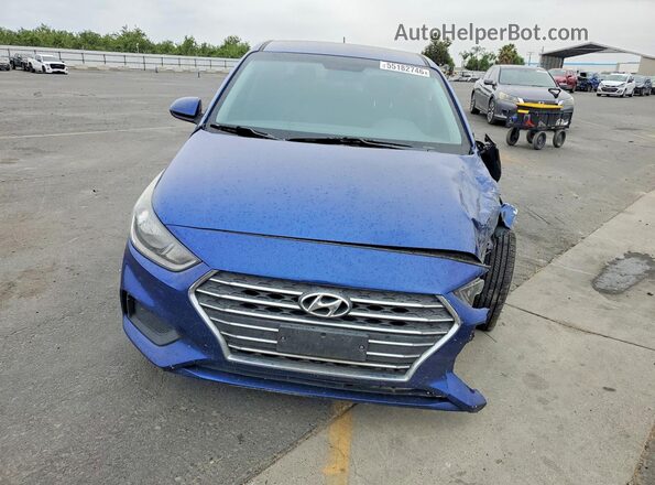 3KPC24A38KE079788 2019 HYUNDAI ACCENT Blue Вид спереду