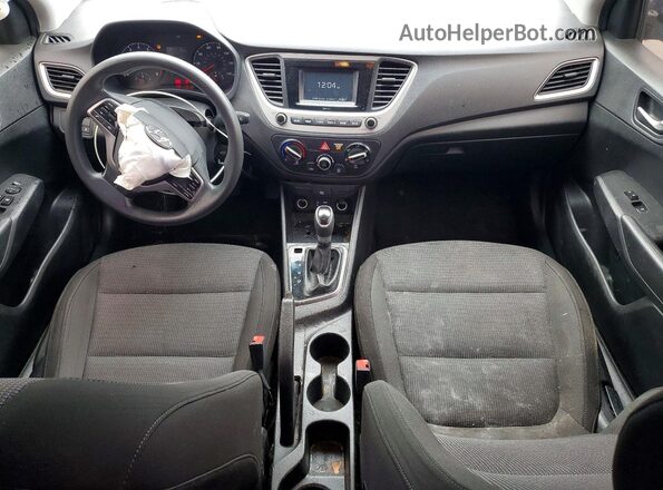 3KPC24A38KE079788 2019 HYUNDAI ACCENT Blue Вид панелі приладів