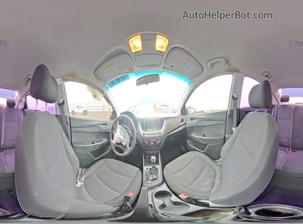 3KPC24A38KE079788 2019 HYUNDAI ACCENT Blue Панорамний вид салону 360°