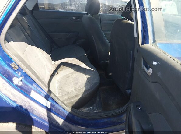 3KPC24A39JE017492 2018 HYUNDAI ACCENT Blue VIN კოდის სტიკერის ხედი