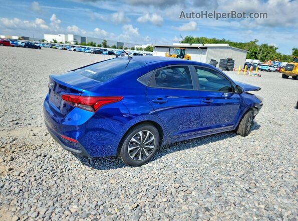 3KPC24A39JE019307 2018 HYUNDAI ACCENT Blue 