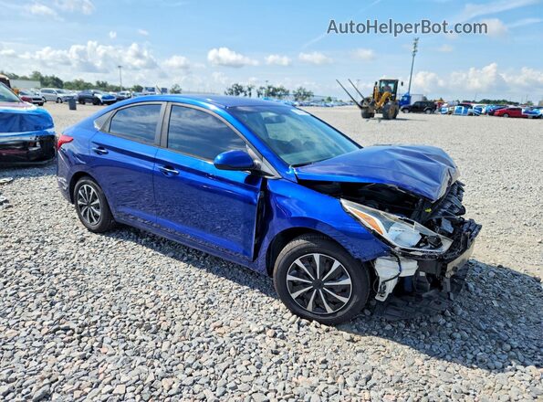 3KPC24A39JE019307 2018 HYUNDAI ACCENT Blue 