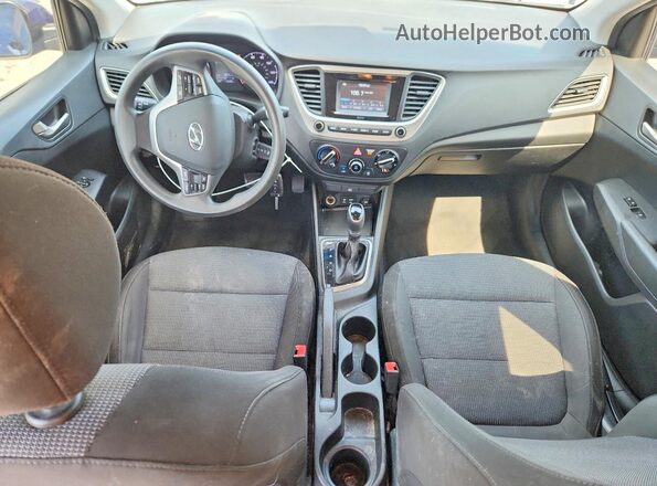 3KPC24A39JE019307 2018 HYUNDAI ACCENT Blue 