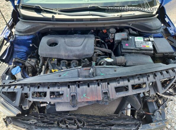 3KPC24A39JE019307 2018 HYUNDAI ACCENT Blue 