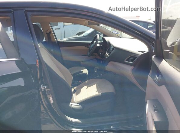 3KPC24A39KE056021 2019 HYUNDAI ACCENT Black Widok wnętrza z przodu