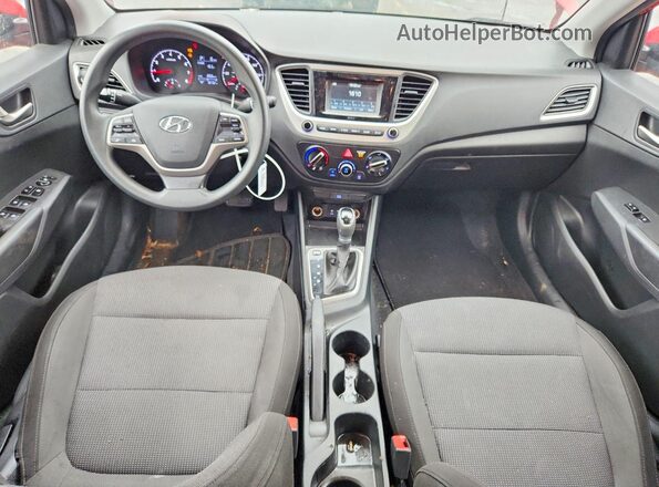 3KPC24A39KE059730 2019 HYUNDAI ACCENT Red Vista del salpicadero