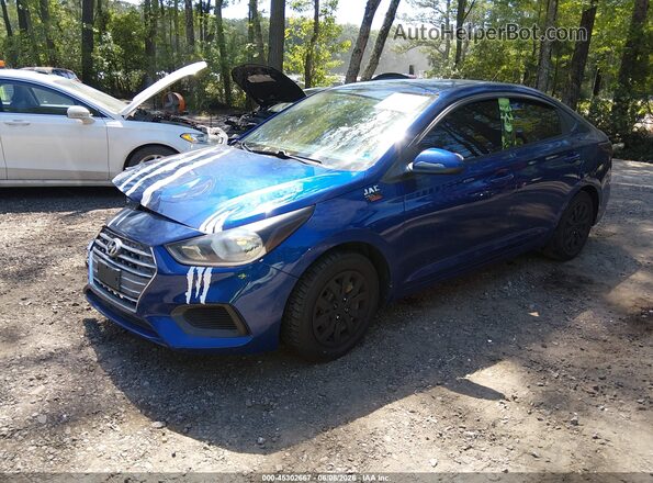 3KPC24A39KE060196 2019 HYUNDAI ACCENT Blue Front left